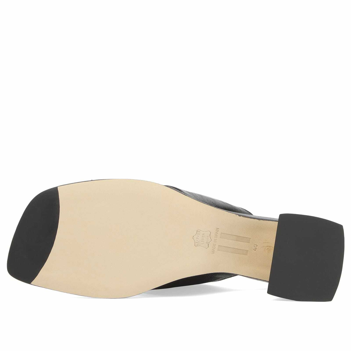 MIISTA Women's Ernie Thonge Sandals in Black