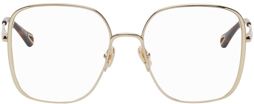 Chloé Gold Square Glasses