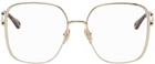 Chloé Gold Square Glasses