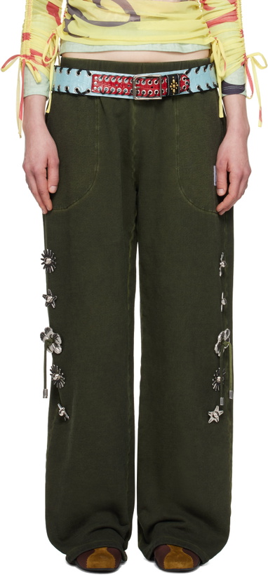 Photo: Chopova Lowena Green Dallas Sweatpants