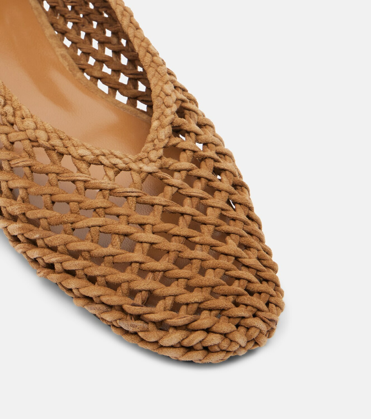 Le Monde Béryl Regency woven suede ballet flats