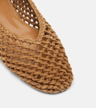 Le Monde Béryl Regency woven suede ballet flats