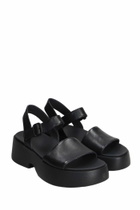 Camper Tasha Sandals In Black Leather