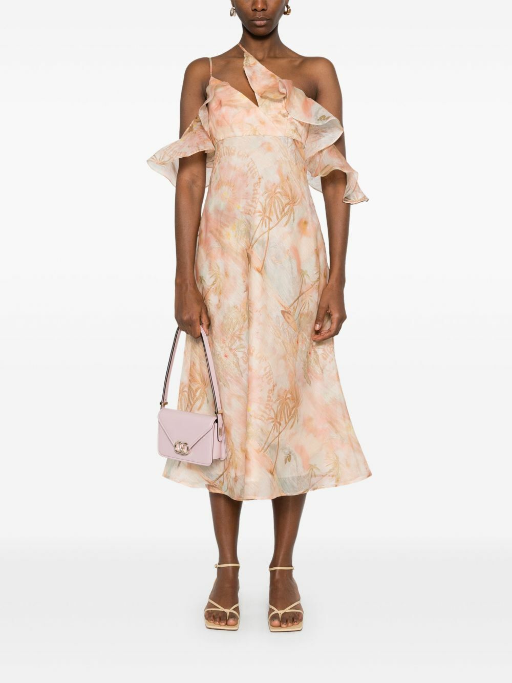 chinese dress ladies Lovelorn Floral Flutter Dress