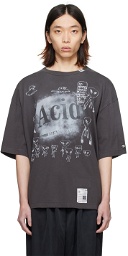Miharayasuhiro Gray 'Acid' T-Shirt