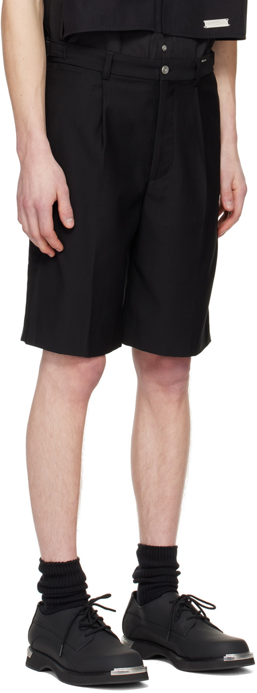 C2H4 Black Standard Shorts