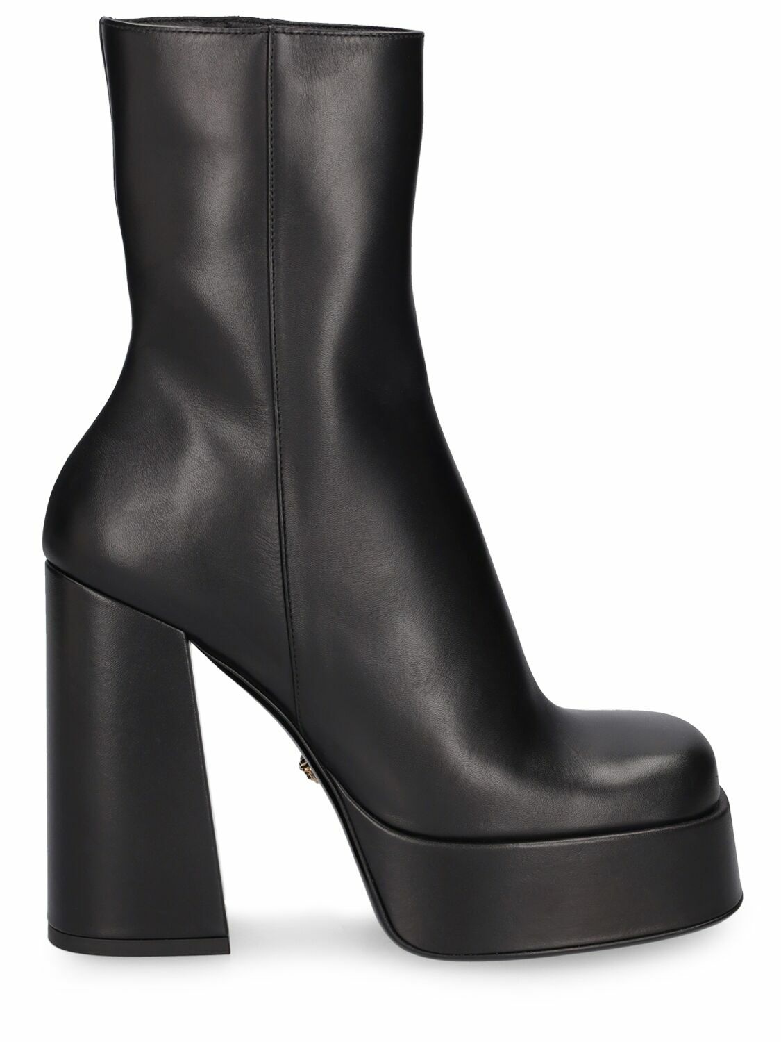 Photo: VERSACE - 120mm Leather Boots