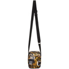 Versace Jeans Couture Black and Gold Logo Barocco Crossbody Bag