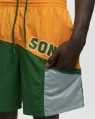 Mitchell & Ness Nba Nylon Utility Short Seattle Supersonics Green/Yellow - Mens - Sport & Team Shorts