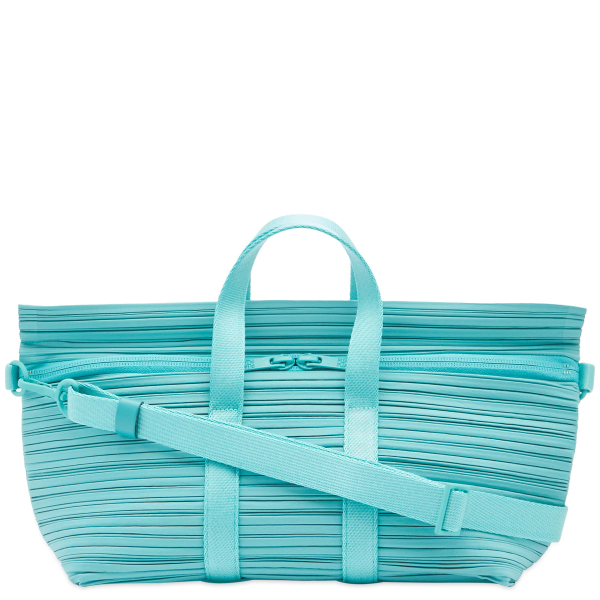 Pleats Please Issey Miyake Women's Pleats Boston Bag in Blue