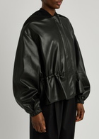 Esse Studios Synca Faux Leather Jacket Black