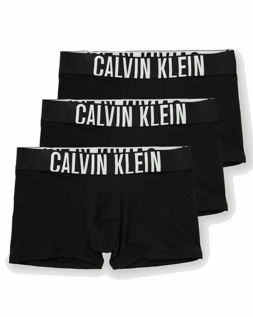 Photo: Calvin Klein Underwear Intense Power Ctn 3 P Trunk Trunk 3 Pack Black - Mens - Boxers & Briefs