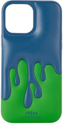 Urban Sophistication SSENSE Exclusive Blue & Green 'The Dripping Dough' iPhone 13 Pro Max Case