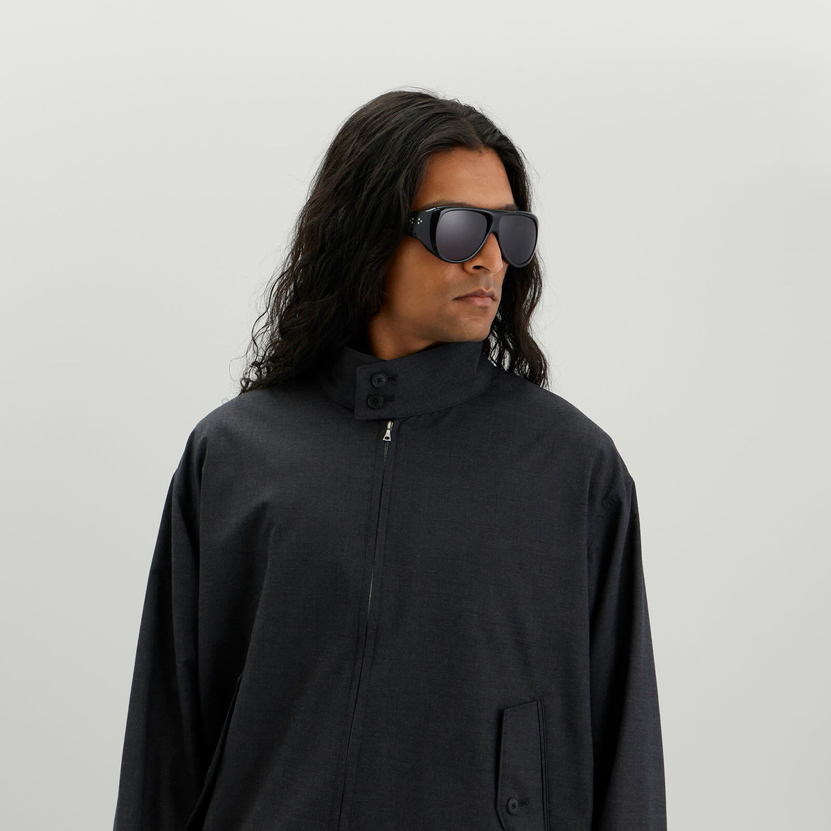 Port Tanger Gambia Sunglasses in Black 