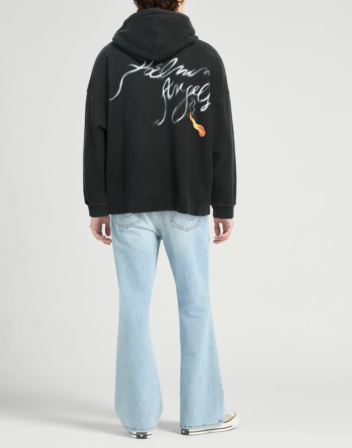 Palm Angels Mens Sweatshirt in Black