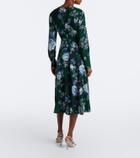 Erdem Floral crêpe midi dress