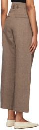 Mame Kurogouchi Gray Pleated Trousers