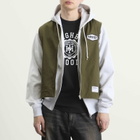 Neighborhood Men's Zip Work Vest in Olive Drab