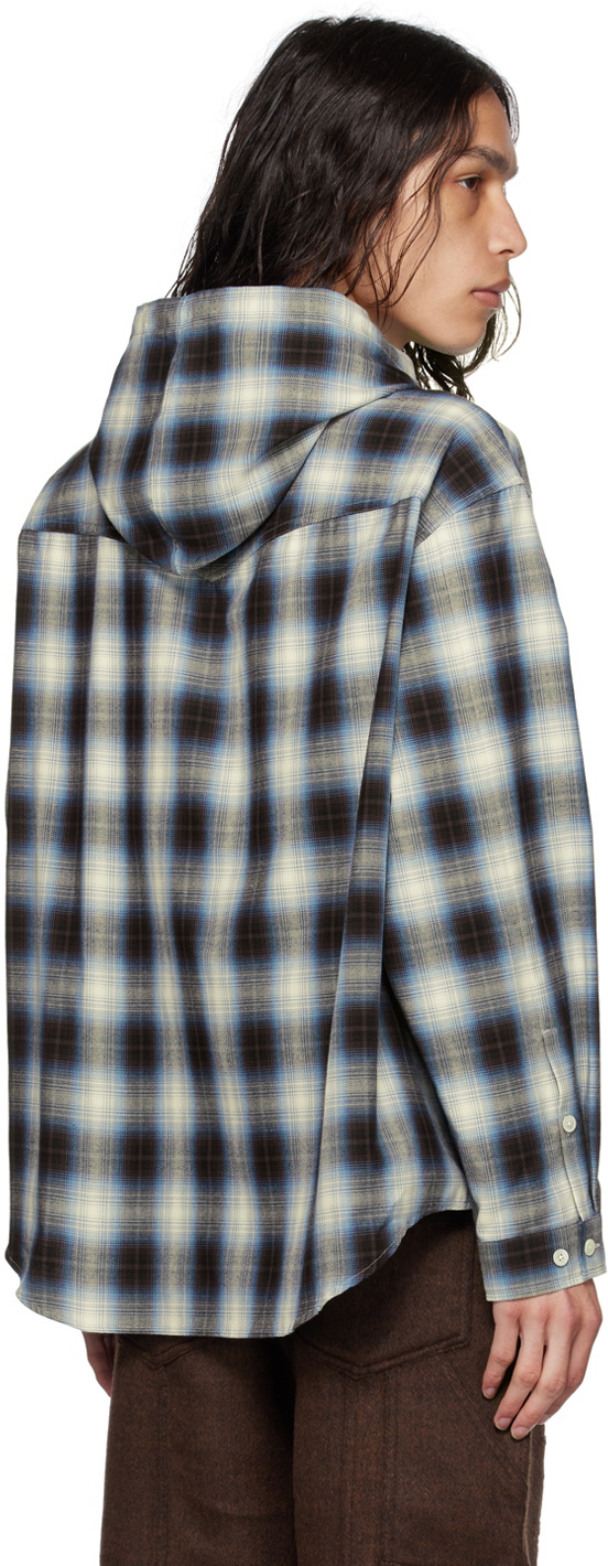 AFTER PRAY Blue Hooded Shirt