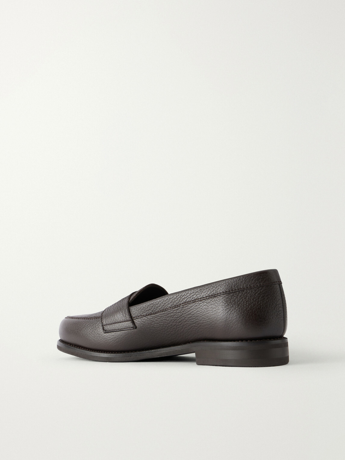 MORJAS - The Ivy Leather Penny Loafers - Brown