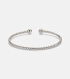 David Yurman Cable Flex® Micro 925 sterling silver bracelet with diamonds