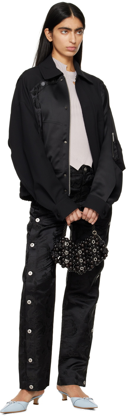Feng Chen Wang Black Dragon Trousers
