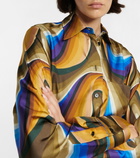 Victoria Beckham - Printed silk shirt