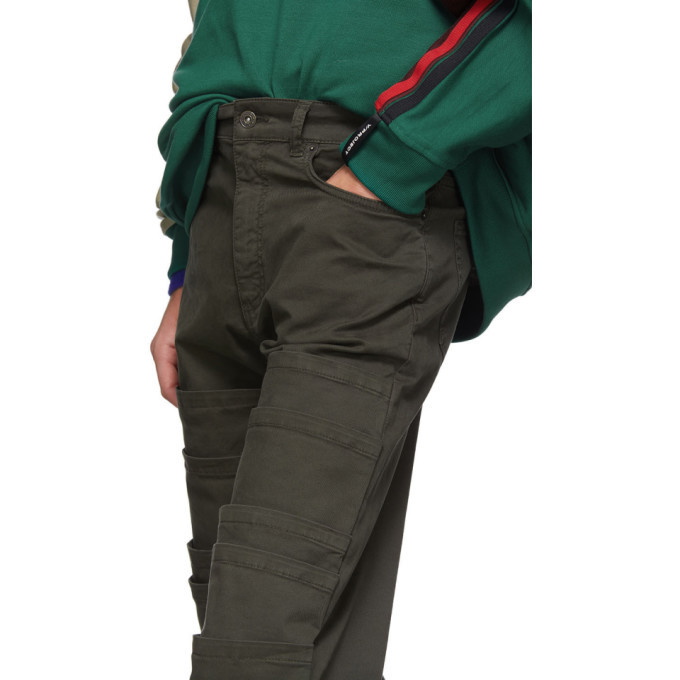 Y/Project Green Layered Trousers Y/Project