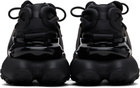 Balmain Black Leather Unicorn Low-Top Sneakers