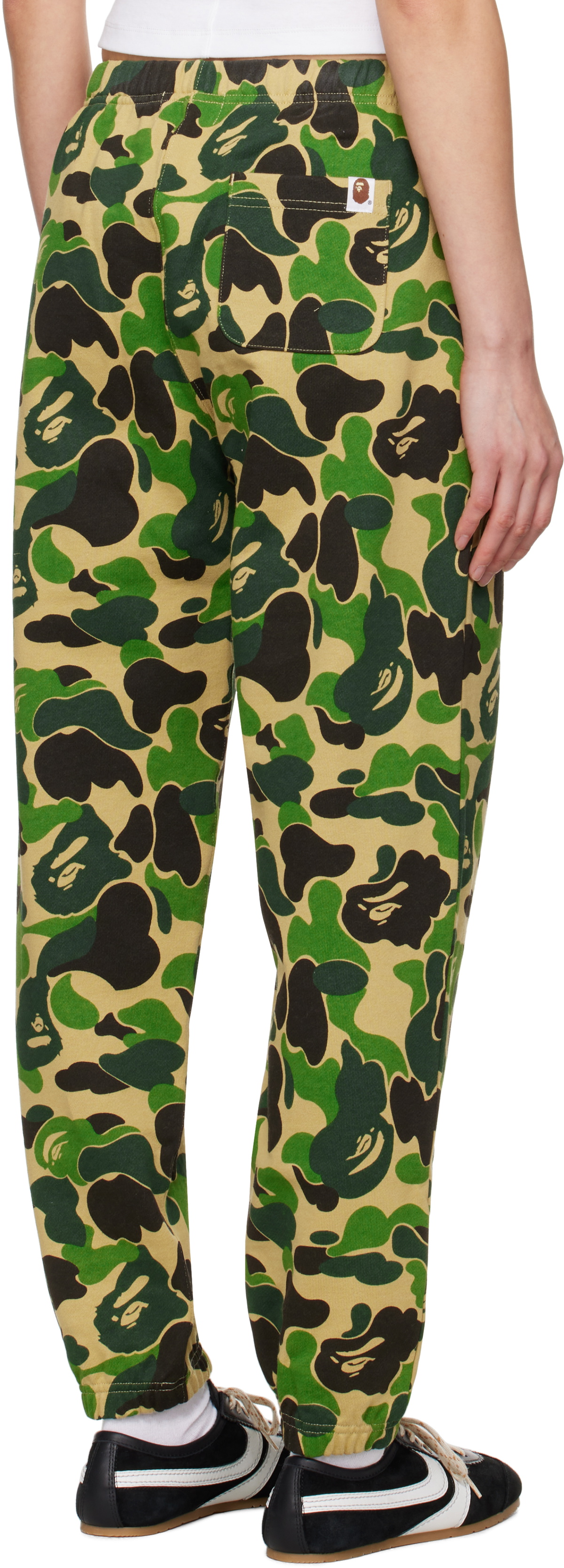 BAPE Khaki ABC Camo Sweatpants