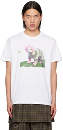 Collina Strada White 'Hi.' Graphic T-Shirt