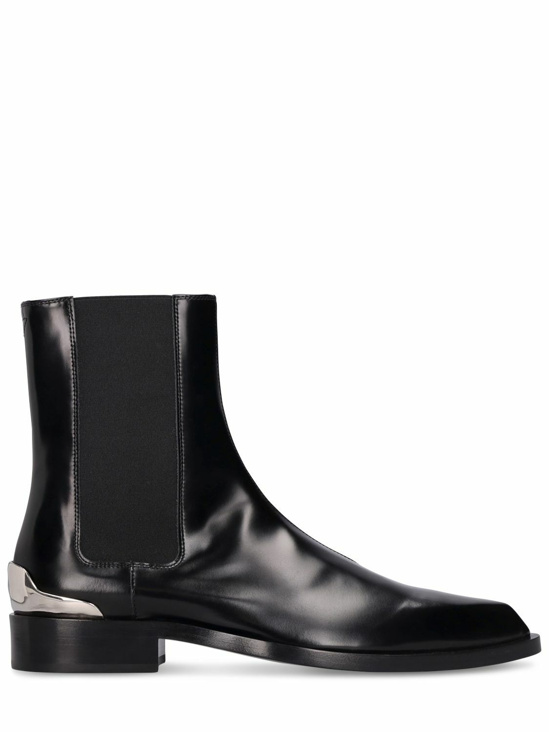 Photo: JIL SANDER - 20mm Leather Ankle Boots
