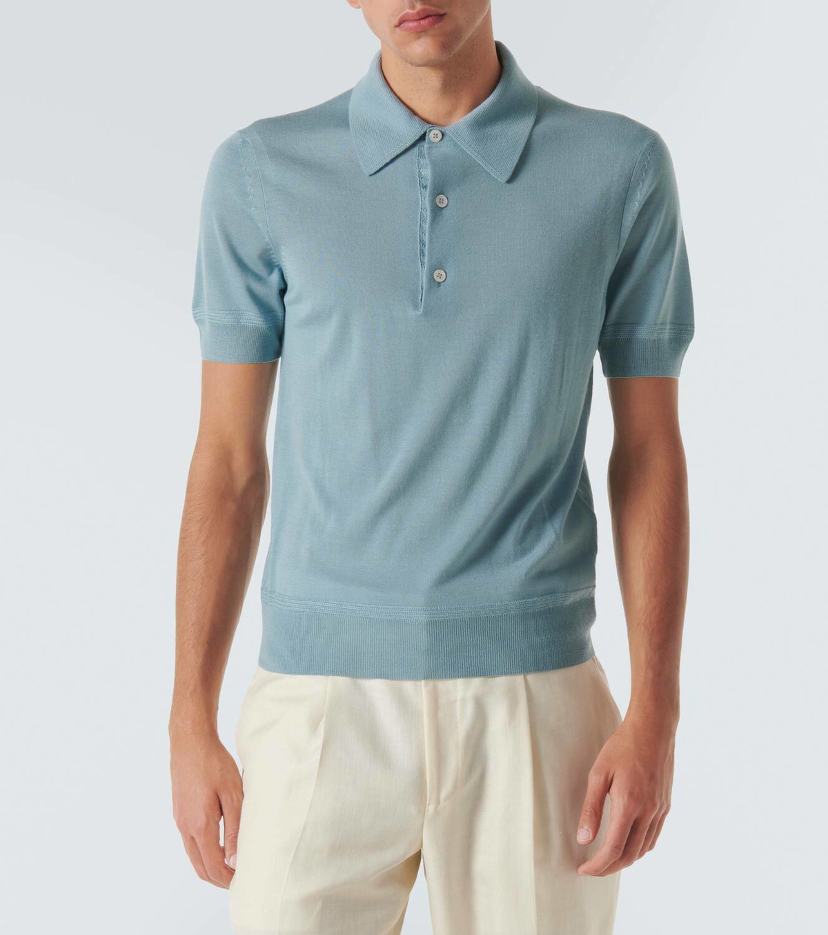 Tom Ford Cashmere and silk polo shirt