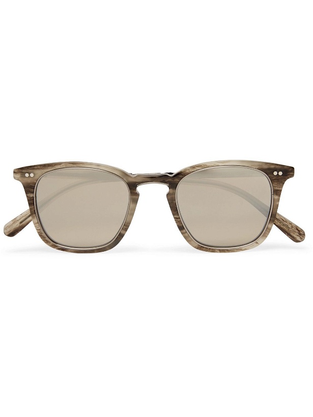Photo: Mr Leight - Getty C Square-Frame Tortoiseshell Acetate Mirrored Sunglasses