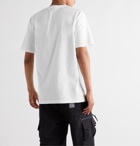 Stüssy - Colorado Logo-Print Cotton-Jersey T-Shirt - White