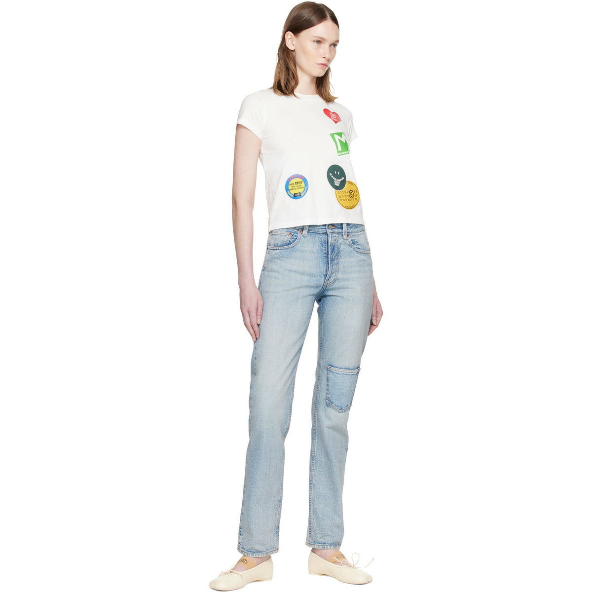 MM6 Maison Margiela Blue Pocket Jeans