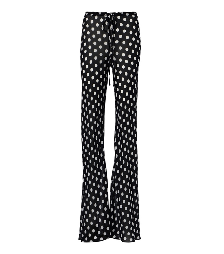 Photo: Alexandra Miro Scarlett polka-dot flared pants