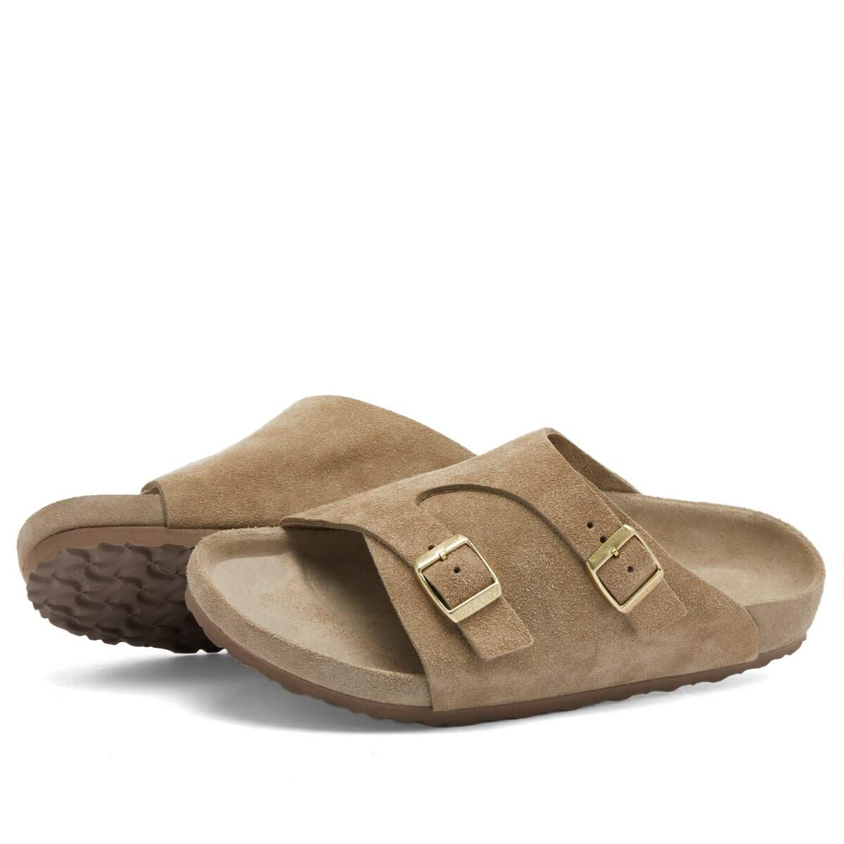 Birkenstock Men's Zürich - Presented by END. in Taupe Suede Exquisite