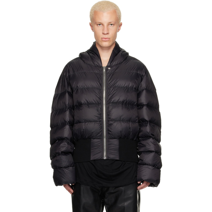 Photo: Rick Owens Black Tower Hooded Jacket