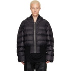 Rick Owens Black Tower Hooded Jacket