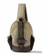Givenchy - G-Trail Small Nubuck and Canvas Sling Backpack