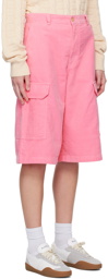 Acne Studios Pink Pocket Shorts