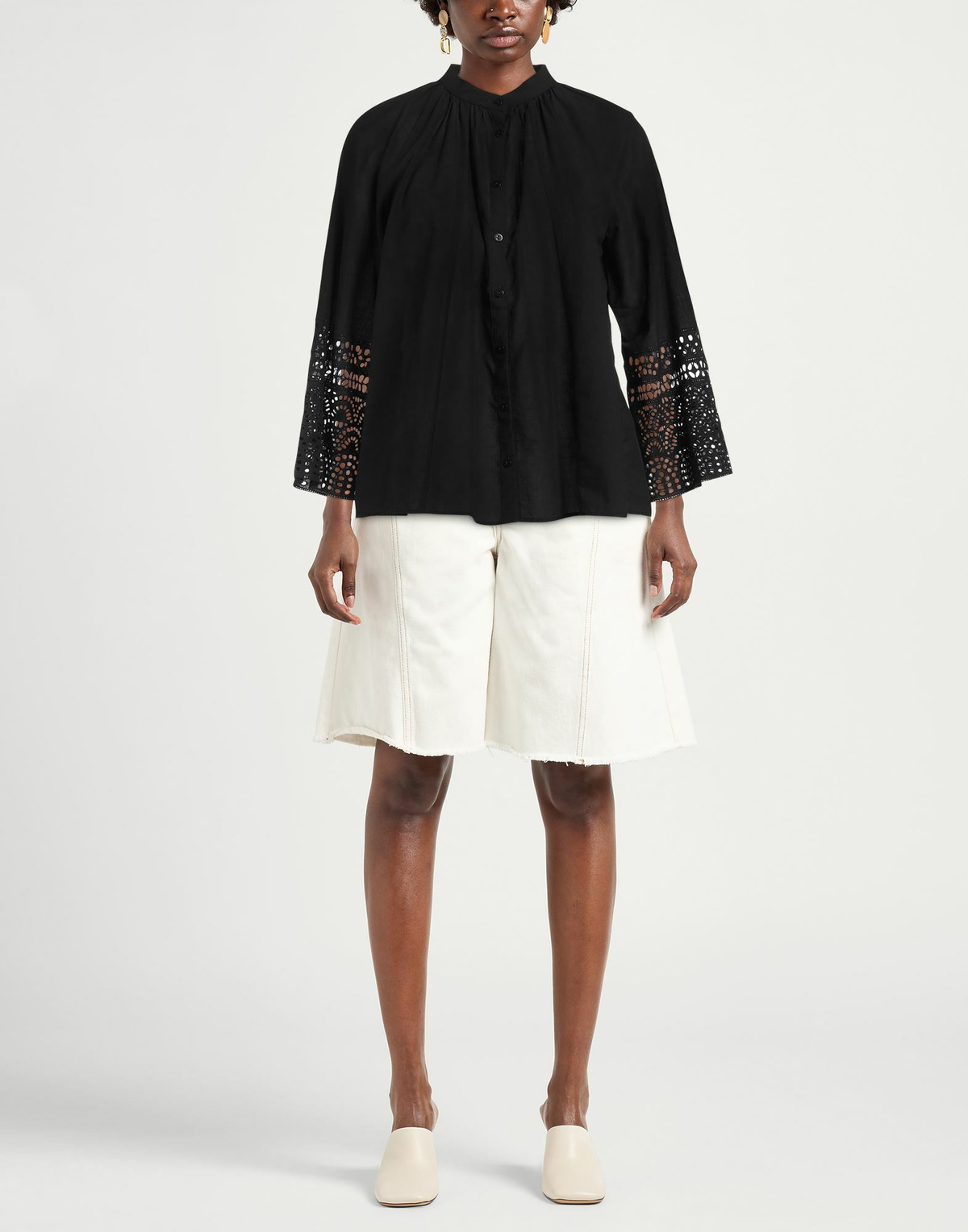 Jijil Womens Shirt in Black