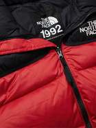 The North Face - 92 Retro Anniversary Nuptse Shell-Trimmed Ripstop Down Jacket - Red