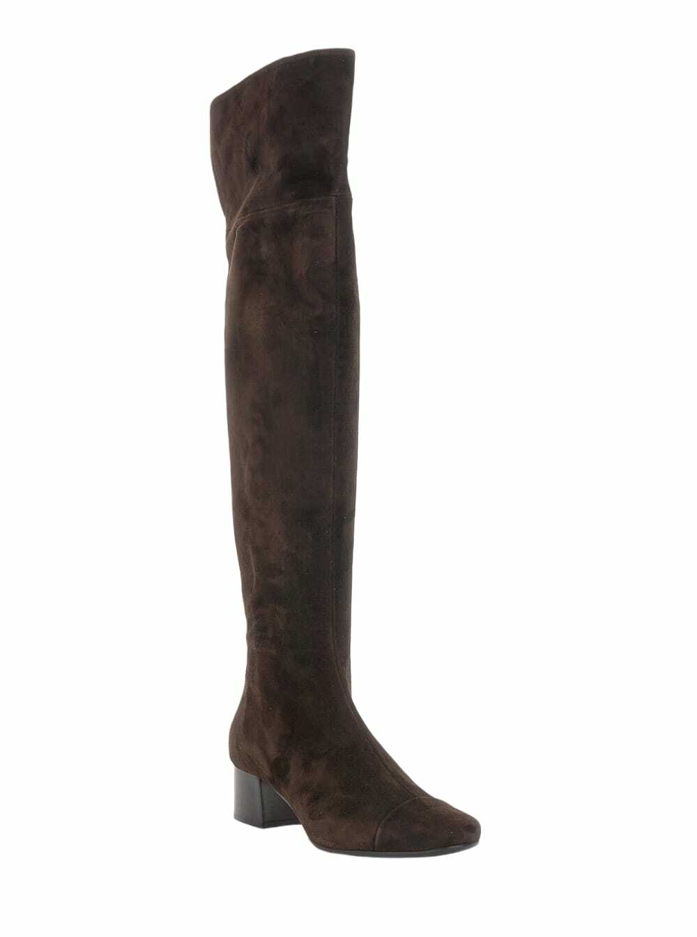 Carel brigitte Brown Ankle Boots With Side Zip Closure In Suede Woman