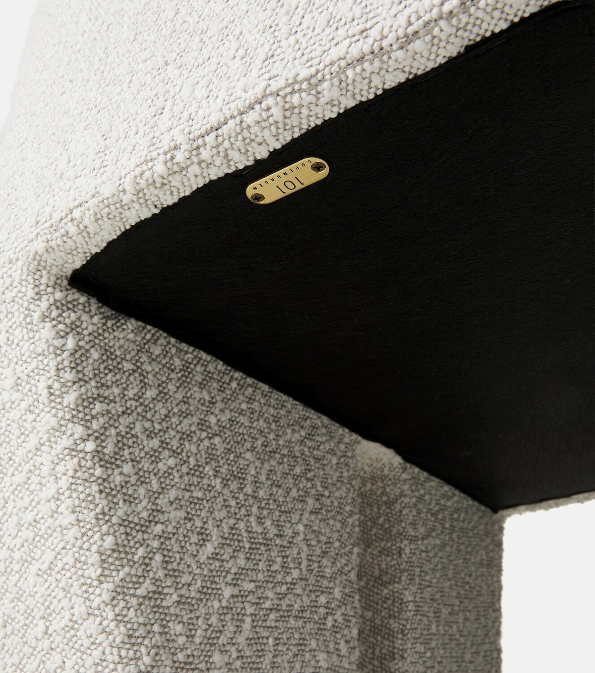 101 Copenhagen Sculpt bouclé stool