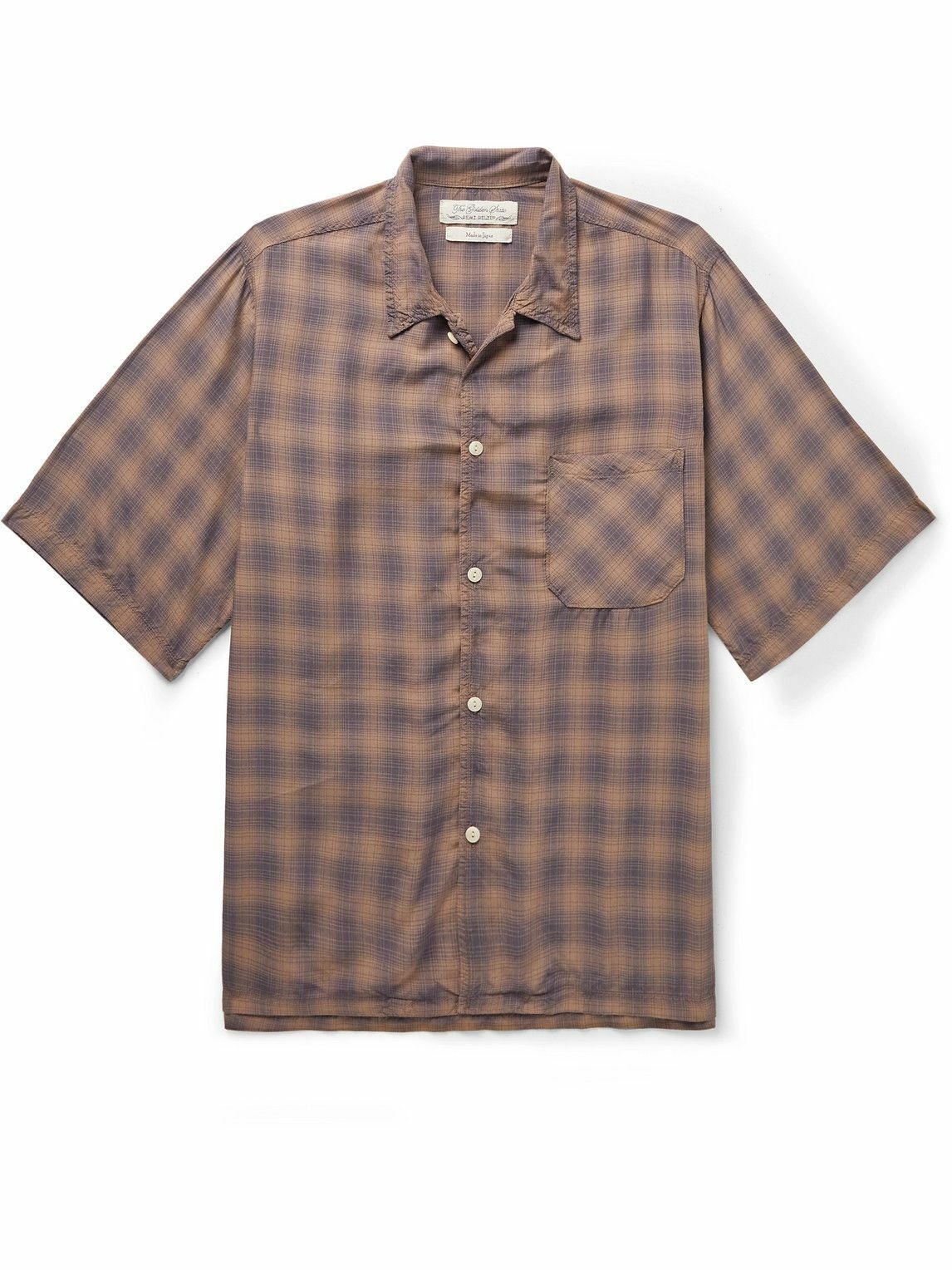 Remi Relief - Checked Flannel Shirt - Brown Remi Relief