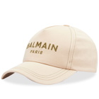 Balmain Men's Cotton Cap in Khaki