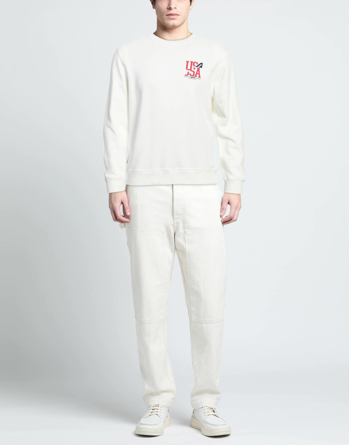 Autry Mens Sweatshirt in White