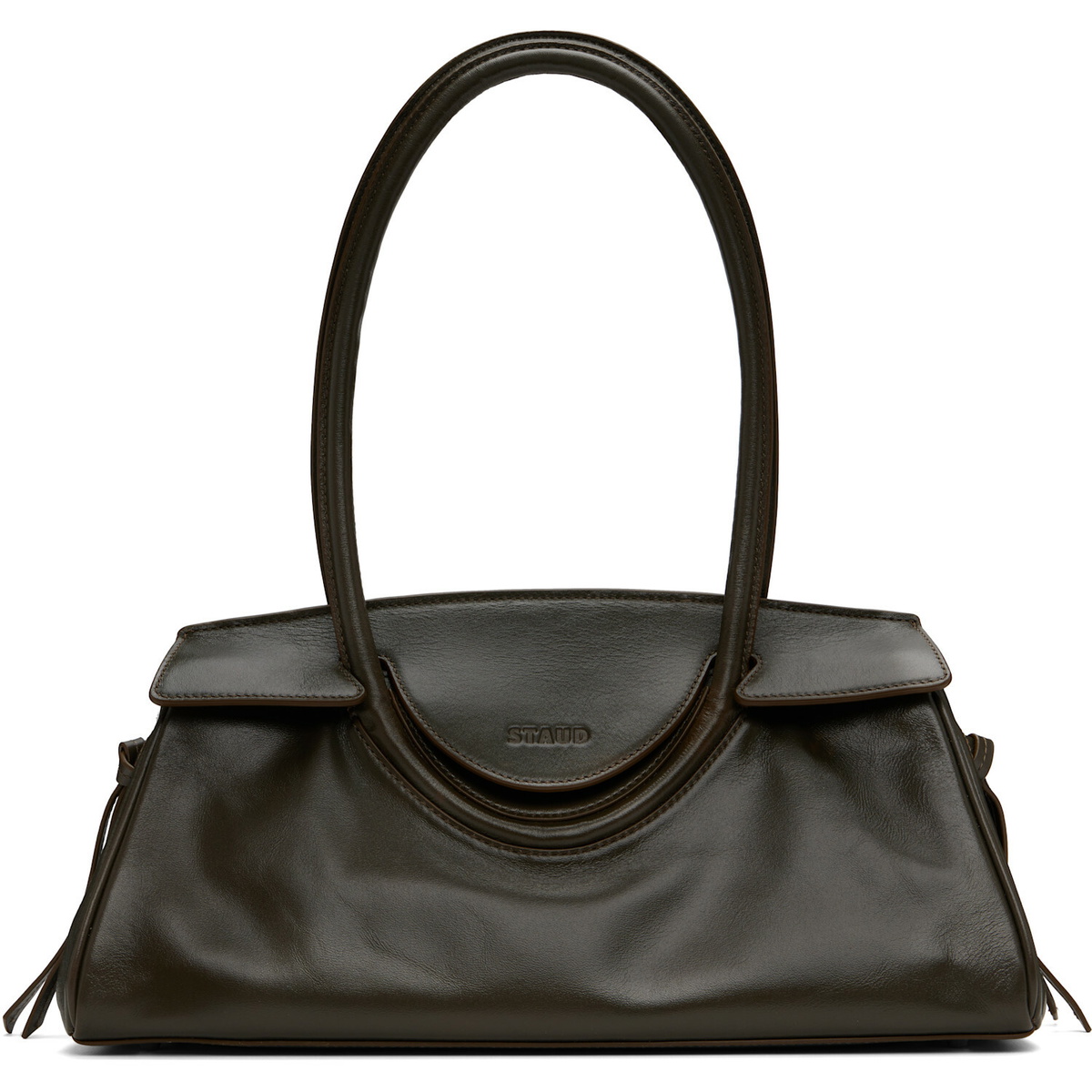Staud Taupe Maude Shoulder Bag